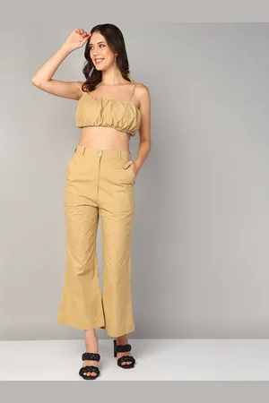 Mast & Harbour Shoulder Strap Pure Cotton Top And Trouser
