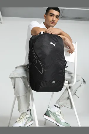 PUMA Unisex Micro Geometric Textured Plus Pro Medium-Sized Backpack