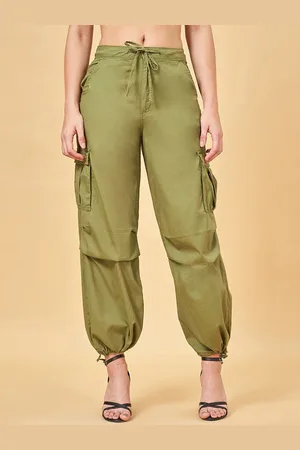 Pantaloons Women High-Rise Joggers Trouser