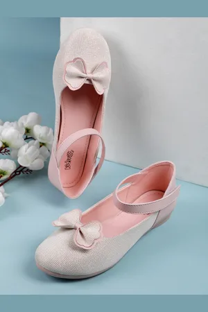 Kidsville Girls Printed Bow Detailed Ballerina
