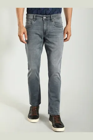 Indian Terrain Men Kruger Skinny Fit Heavy Fade Stretchable Jeans