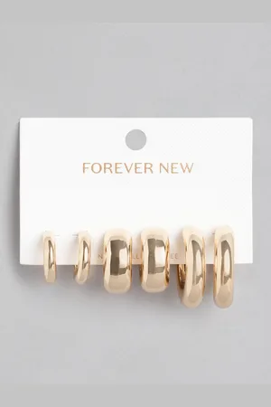 Forever New Multi Pack Hoop Earring