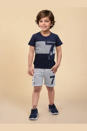 Toonyport Boys Printed Pure Cotton T-shirt With Short