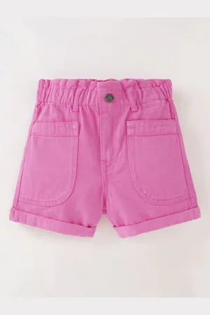 Ed-a-Mamma Girls Mid-Rise Cotton Shorts