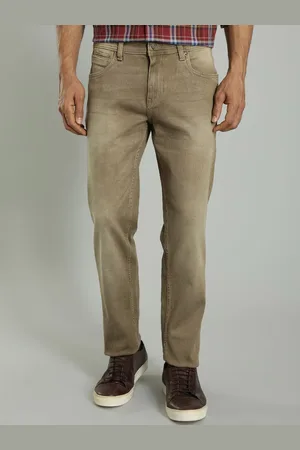Indian Terrain Men Brooklyn Slim Fit Light Fade Clean Look Crinkle Stretchable Jeans