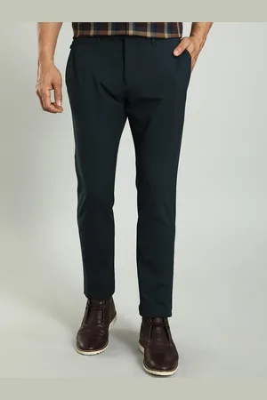 Indian Terrain Men Urban Tapered Fit Mid-Rise Regular Trousers
