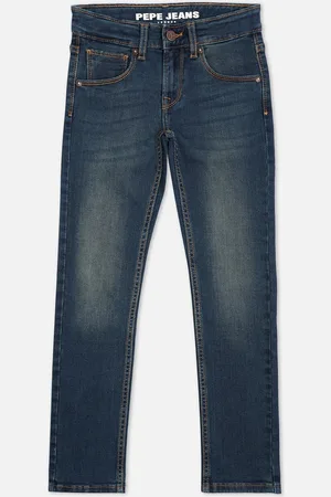 Pepe Jeans Boys Cashed Slim Fit Light Fade Clean Look Stretchable Jeans