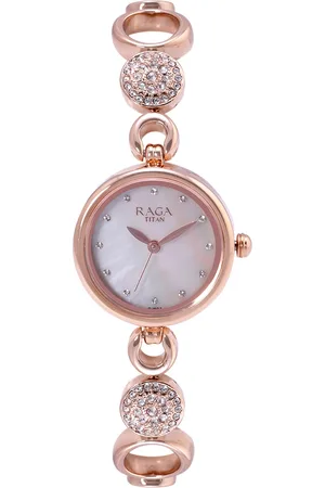 Titan Women Dial & Bracelet Style Straps Analogue Watch 311WM05