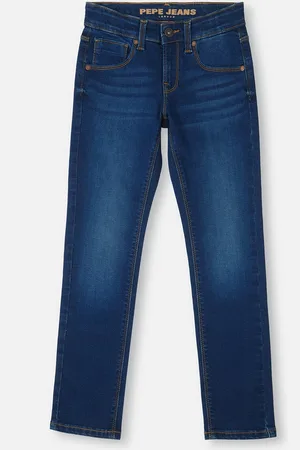 Pepe Jeans Boys Slim Fit Light Fade Clean Look Stretchable Jeans