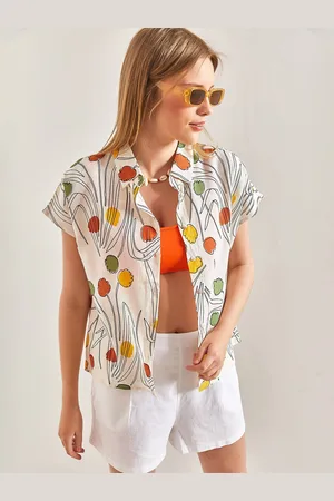 Bianco Lucci Conversational Printed Extended Sleeves Casual Shirt