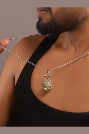 Roadster Silver-Plated Contemporary Pendants with Chains