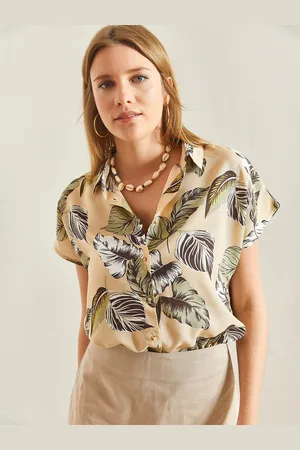 Bianco Lucci Floral Printed Extended Sleeves Casual Shirt