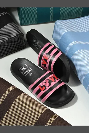 Kook N Keech Women Pink Printed Sliders