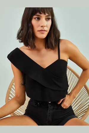 Bianco Lucci Shoulder Straps Regular Top