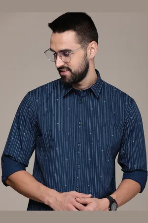 Nautica Men Slim Fit Striped Casual Shirt