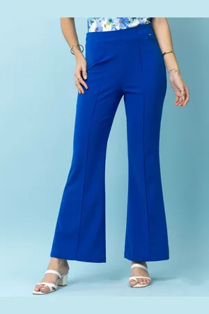 BEATNIK Women Smart Flared High-Rise Trousers