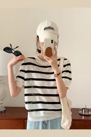 Stylecast Women Striped Round Neck Top