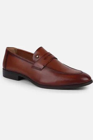 Louis Philippe Men Leather Formal Loafers
