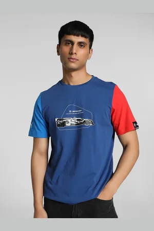 PUMA BMW M Graphic Printed Cotton T-shirt