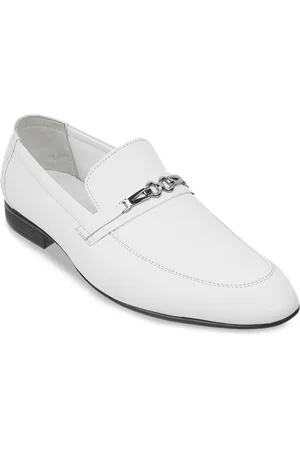 Metro Men Round Toe Leather Loafers