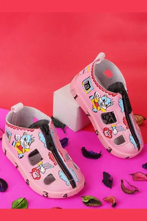 BAESD Kids Cat Printed Musical Shoe-Style Sandals