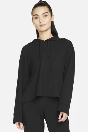 Nike Yoga Dry-Fit Fleece Hooded Pullover Sweatshirt