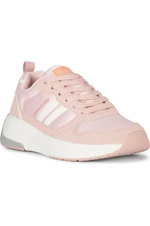 North Star Women Textured Comfort Insole Lace-Ups Sneakers