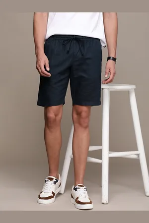 Nautica Men Linen Cotton Slim Fit Regular Shorts