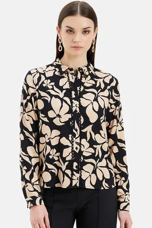 Kazo Women Animal Opaque Printed Formal Shirt