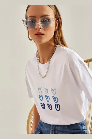 Bianco Lucci Self Design Round Neck Drop-Shoulder Sleeves Regular- Fit T-shirt