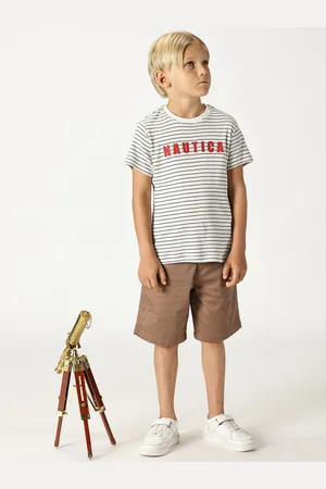 Nautica Boys Slim Fit Mid-Rise Chino Shorts