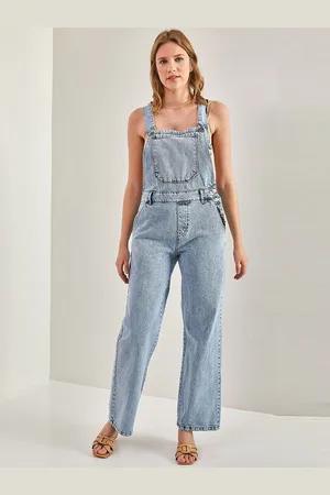 Bianco Lucci Women Pure Cotton Dungarees