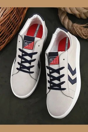 Mast & Harbour Men Beige Round Toe Lightweight Sneakers