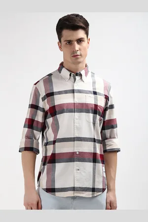 Tommy Hilfiger Checked Button-Down Collar Long Sleeves Casual Shirt