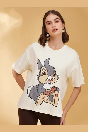 Kazo Printed Cotton Boxy T-shirt