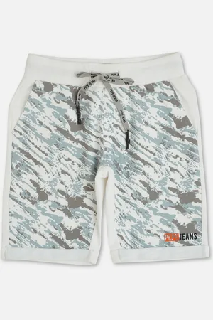 Pepe Jeans Boys Camouflage Printed Loose Fit Shorts