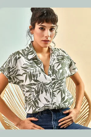 Bianco Lucci Floral Printed Casual Shirt