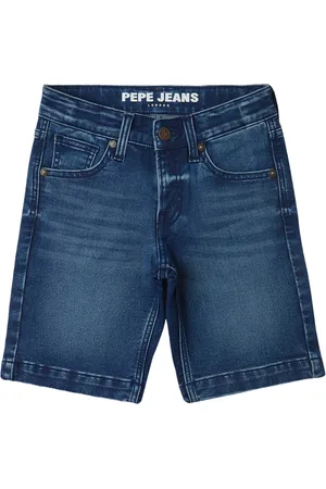 Pepe Jeans Boys Washed Slim Fit Denim Shorts