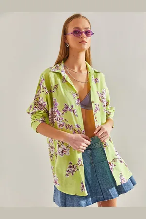 Bianco Lucci Floral Printed Casual Shirt