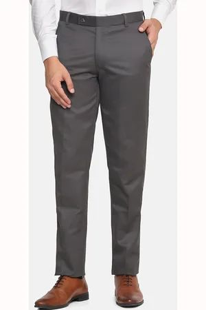 Tahvo Men Relaxed Straight Leg Mid-Rise Formal Trousers