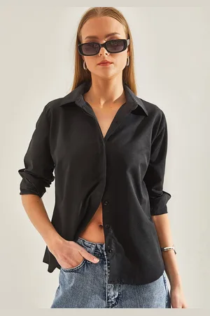 Bianco Lucci Spread Collar Long Sleeves Casual Shirt