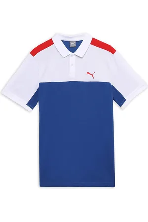 PUMA Boys Colourblocked Youth Polo Tshirts