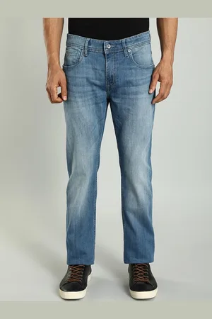 Indian Terrain Men Jean Tapered Fit Mid-Rise Heavy Fade Clean Look Stretchable Jeans