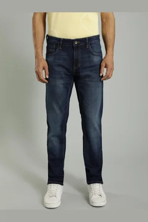 Indian Terrain Men Brooklyn Tapered Fit Mid-Rise Light Fade Clean Look Stretchable Jeans