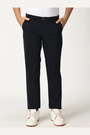 Nautica Boys Classic Slim Fit Mid Rise Cotton Chinos Trousers