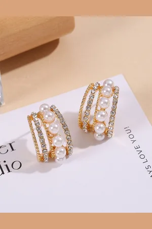 FIMBUL Circular Studs Earrings