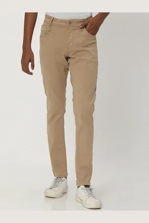Mufti Men Skinny Fit Mid Rise Trousers