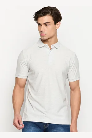 Duke Men Solid Polo Collar Slim Fit T-shirt