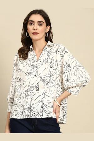 all about you Floral Print Shirt Style Top