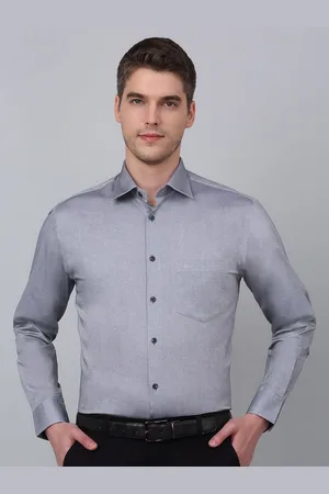 CANTABIL Men Solid Opaque Formal Shirt